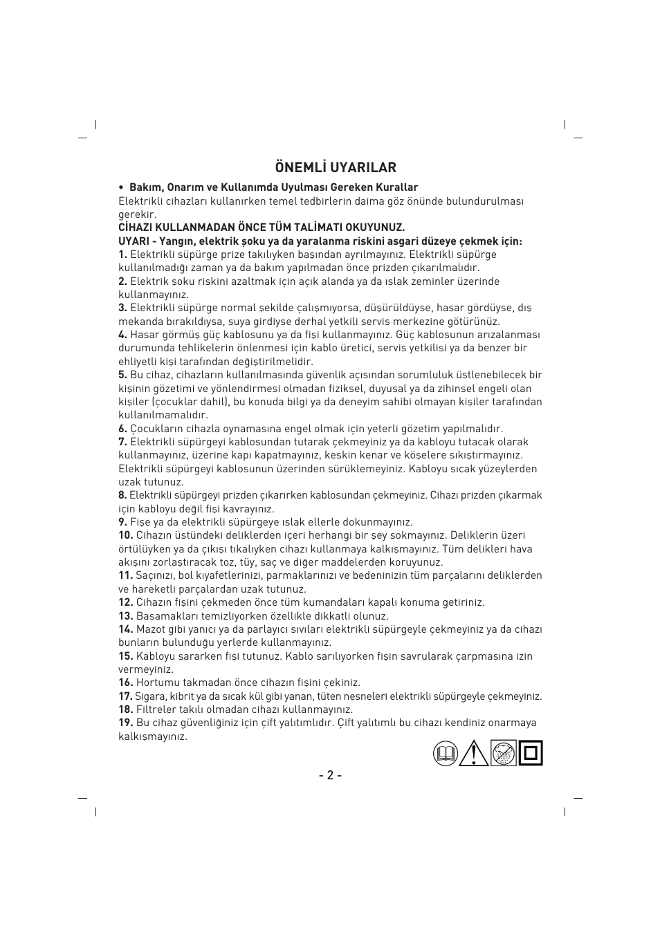 SINBO SVC 3459 User Manual | Page 3 / 51