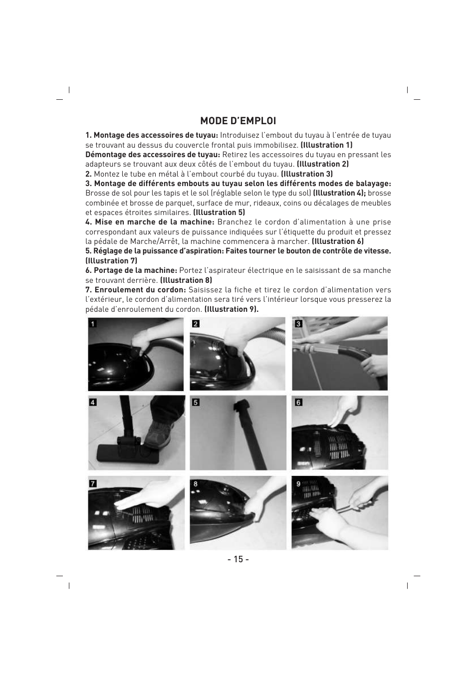 SINBO SVC 3457 User Manual | Page 16 / 45