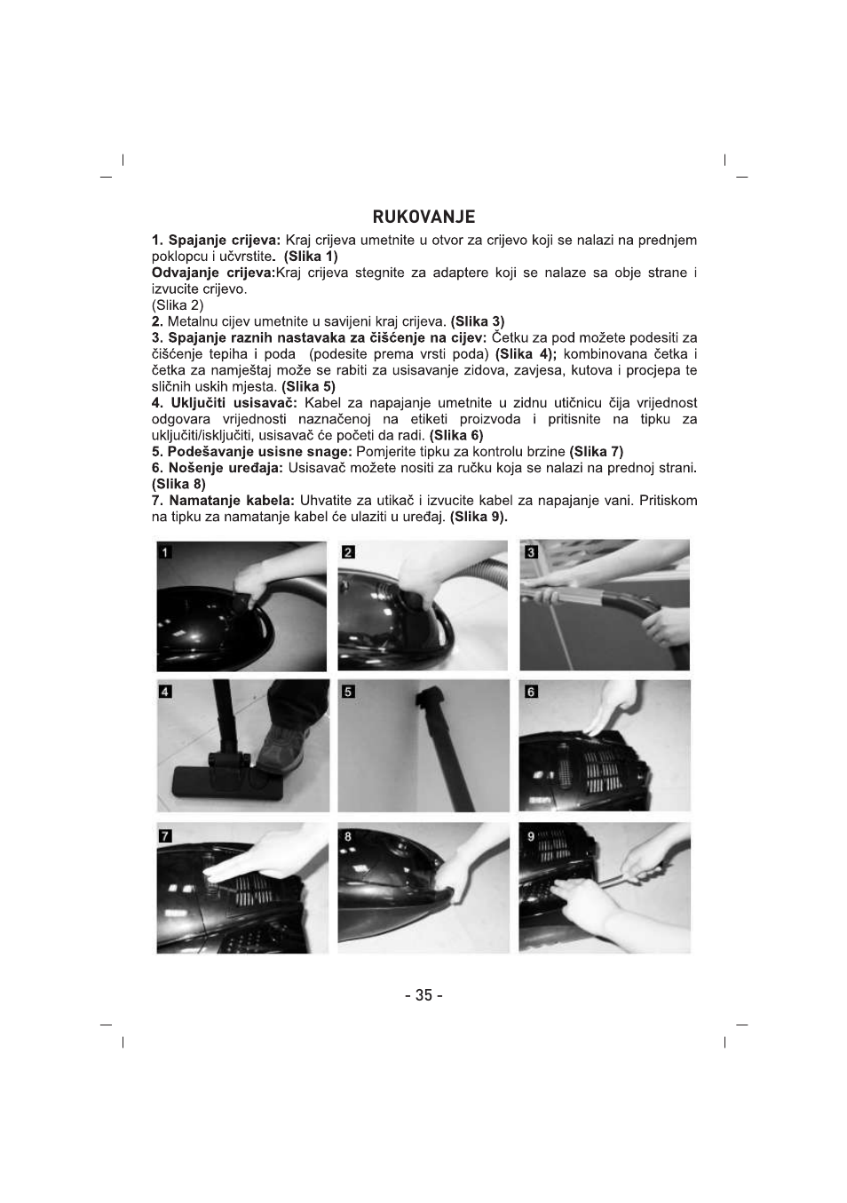 SINBO SVC 3457 User Manual | Page 36 / 45