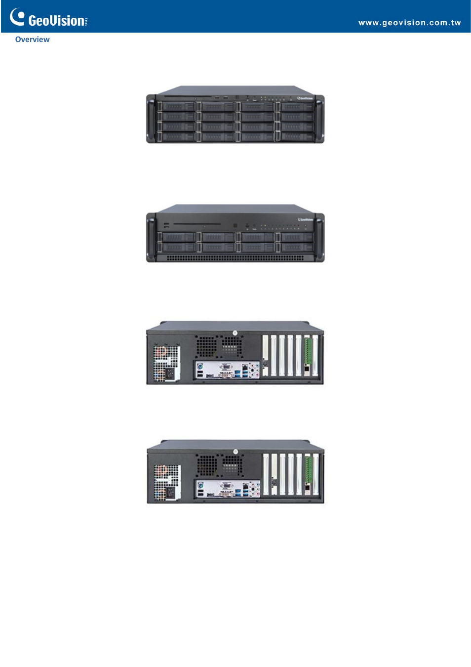 GeoVision Hot Swap NVR System V5 (Rev. B) – 3U, 16_8-Bay User Manual | Page 4 / 5