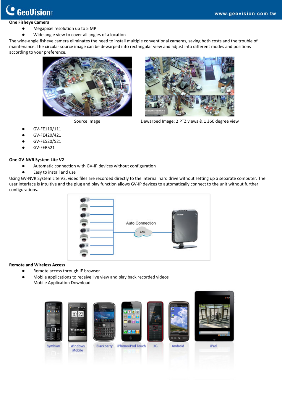 GeoVision NVR System Lite V2 (Rev. B) User Manual | Page 4 / 6