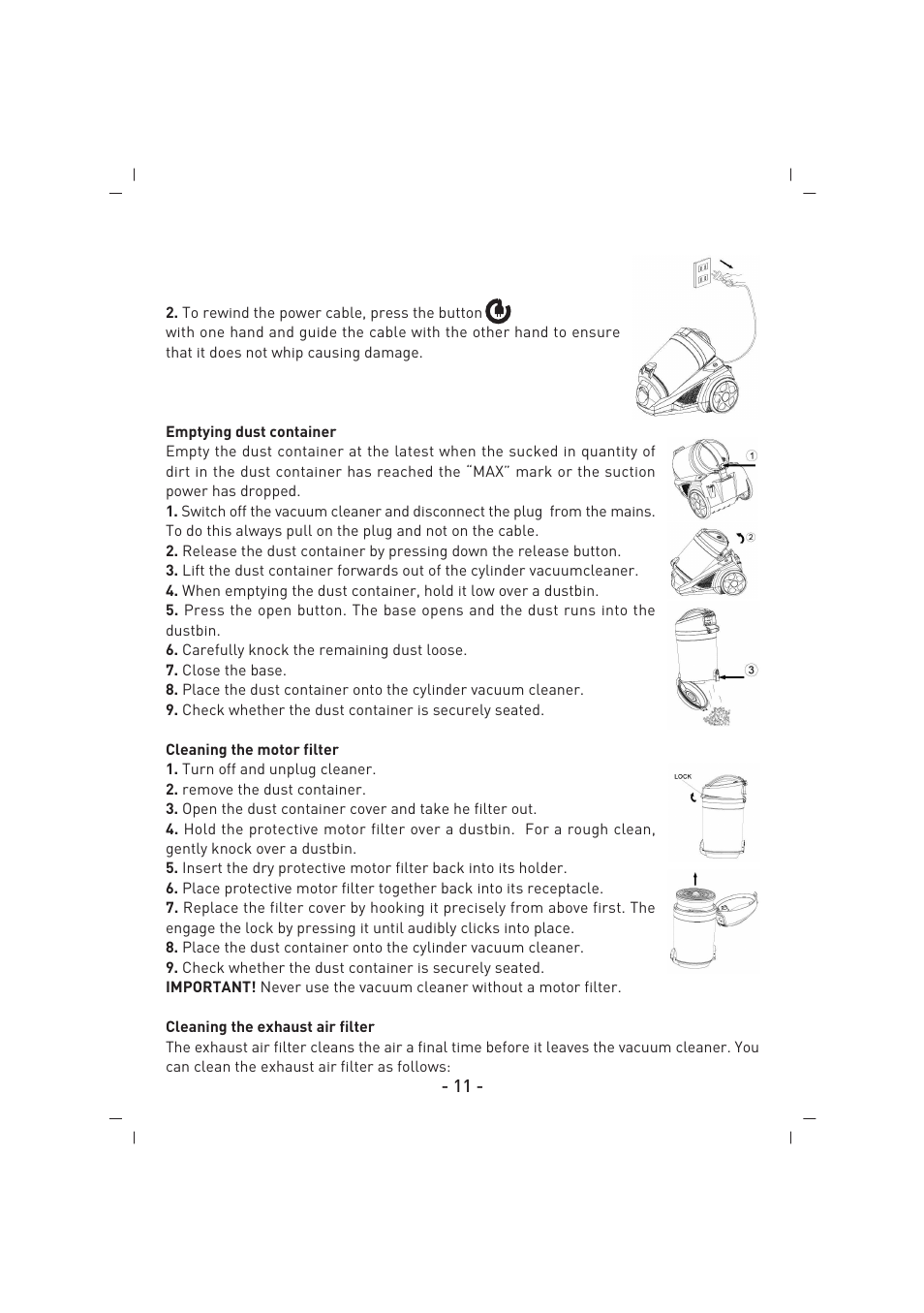SINBO SVC 3467 User Manual | Page 12 / 64