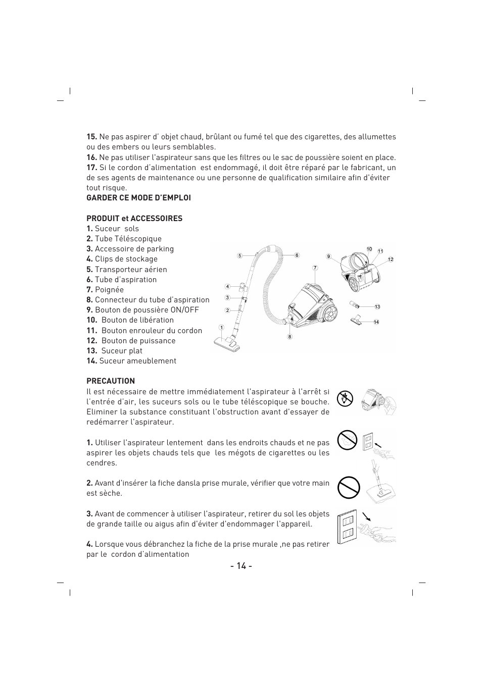 SINBO SVC 3467 User Manual | Page 15 / 64