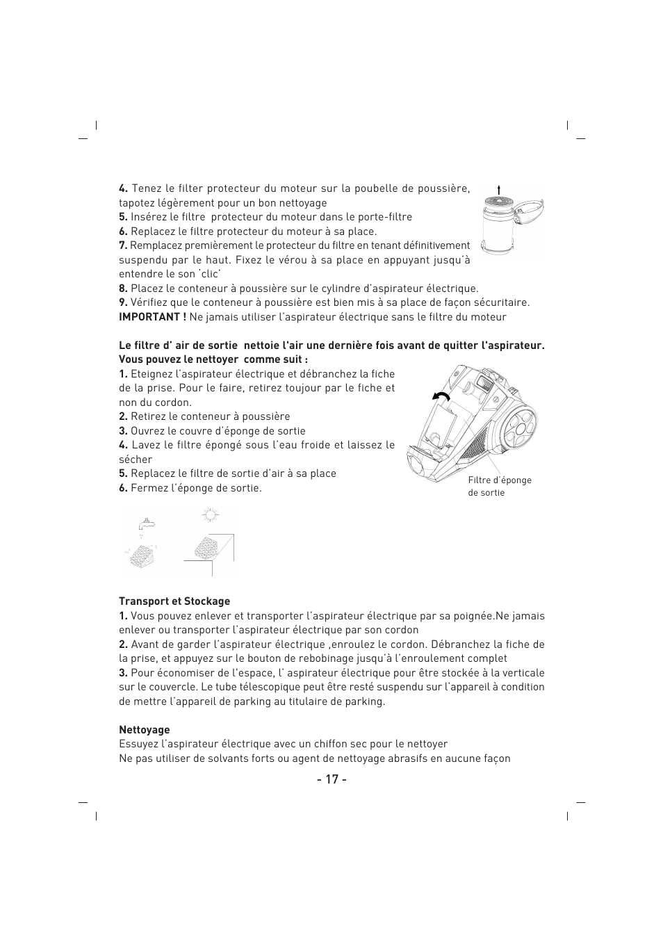 SINBO SVC 3467 User Manual | Page 18 / 64