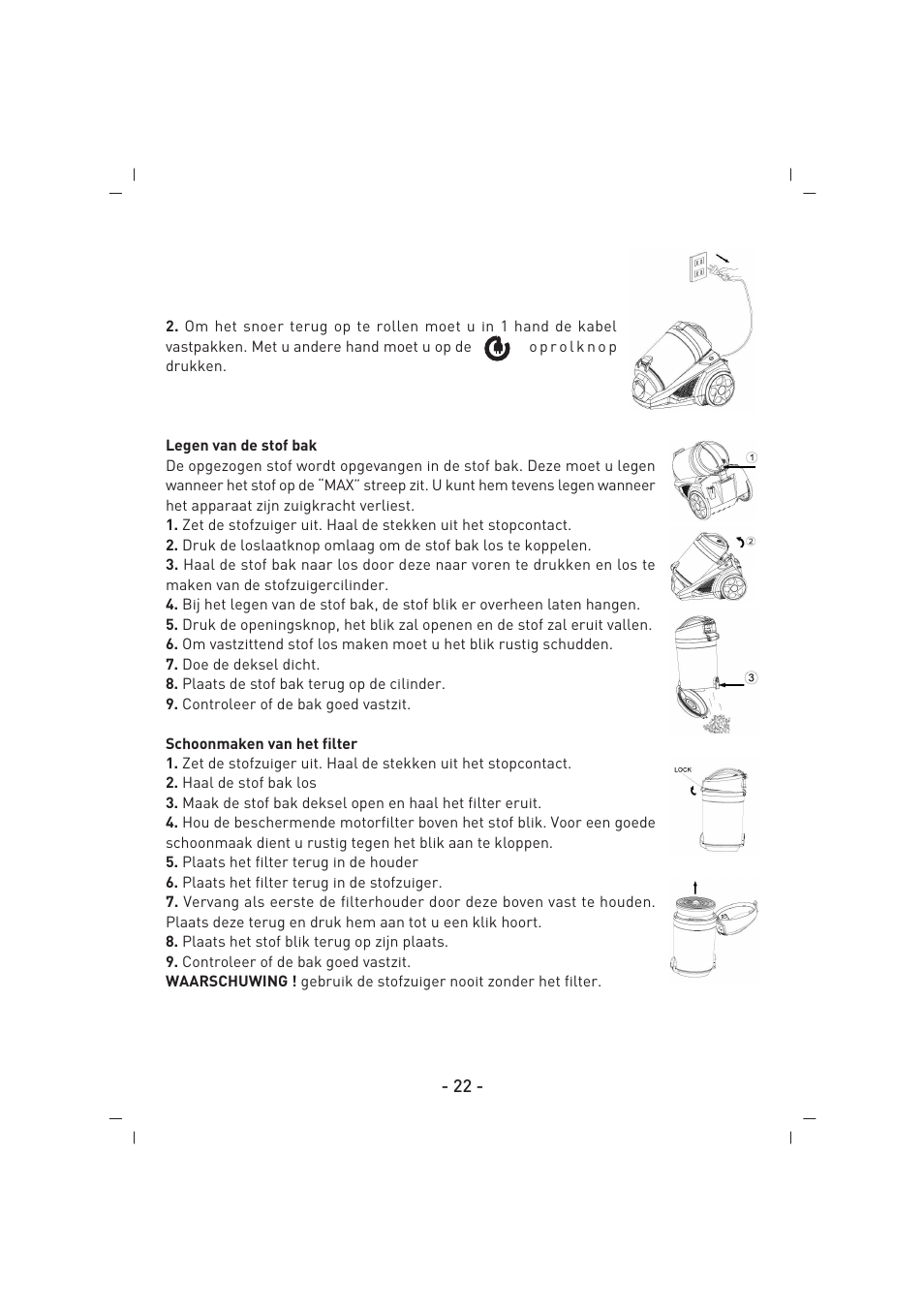 SINBO SVC 3467 User Manual | Page 23 / 64