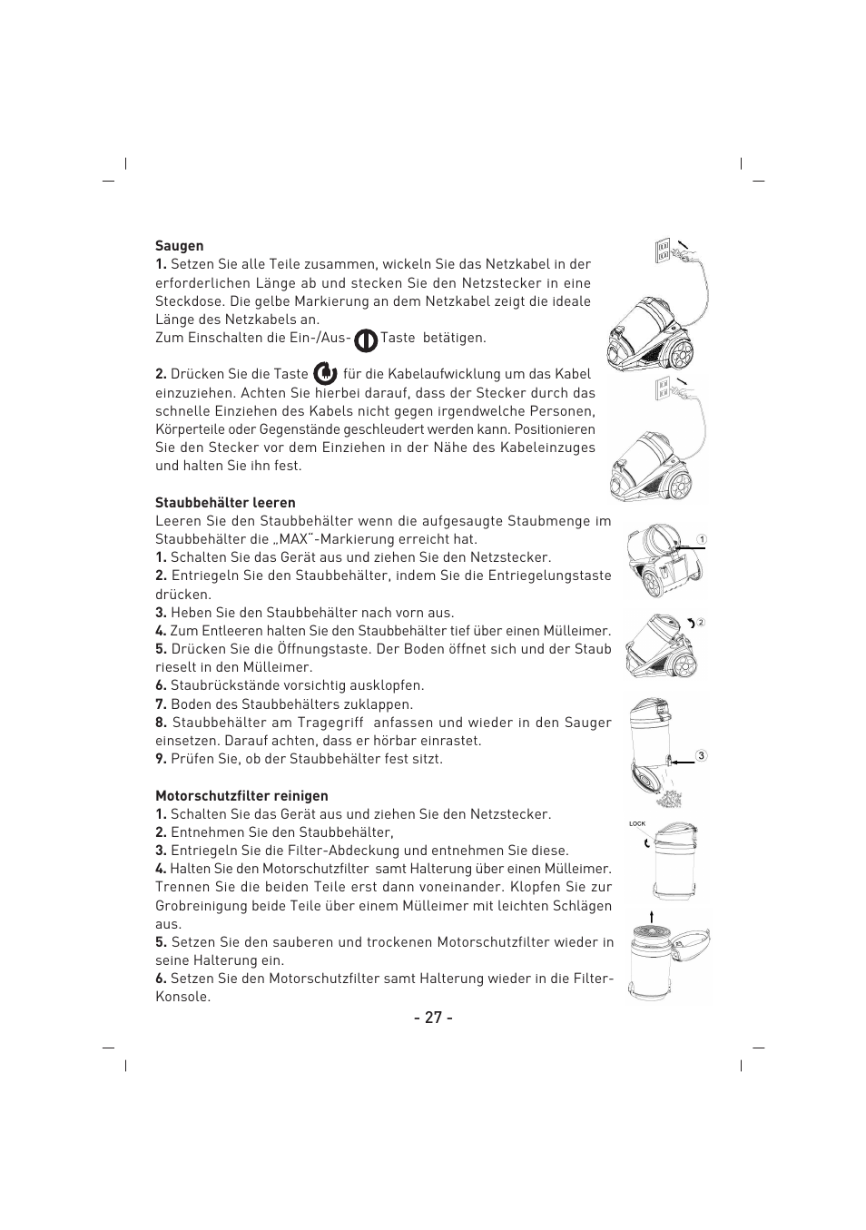 SINBO SVC 3467 User Manual | Page 28 / 64