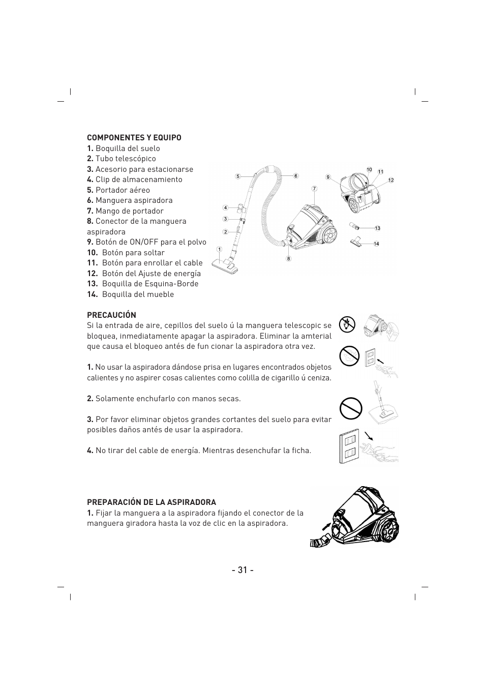 SINBO SVC 3467 User Manual | Page 32 / 64