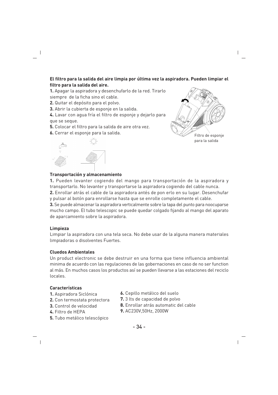 SINBO SVC 3467 User Manual | Page 35 / 64