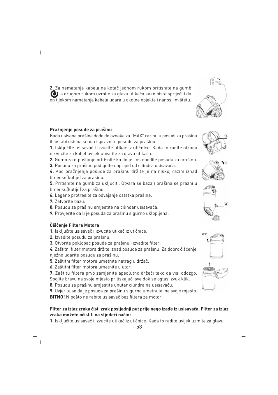 SINBO SVC 3467 User Manual | Page 54 / 64