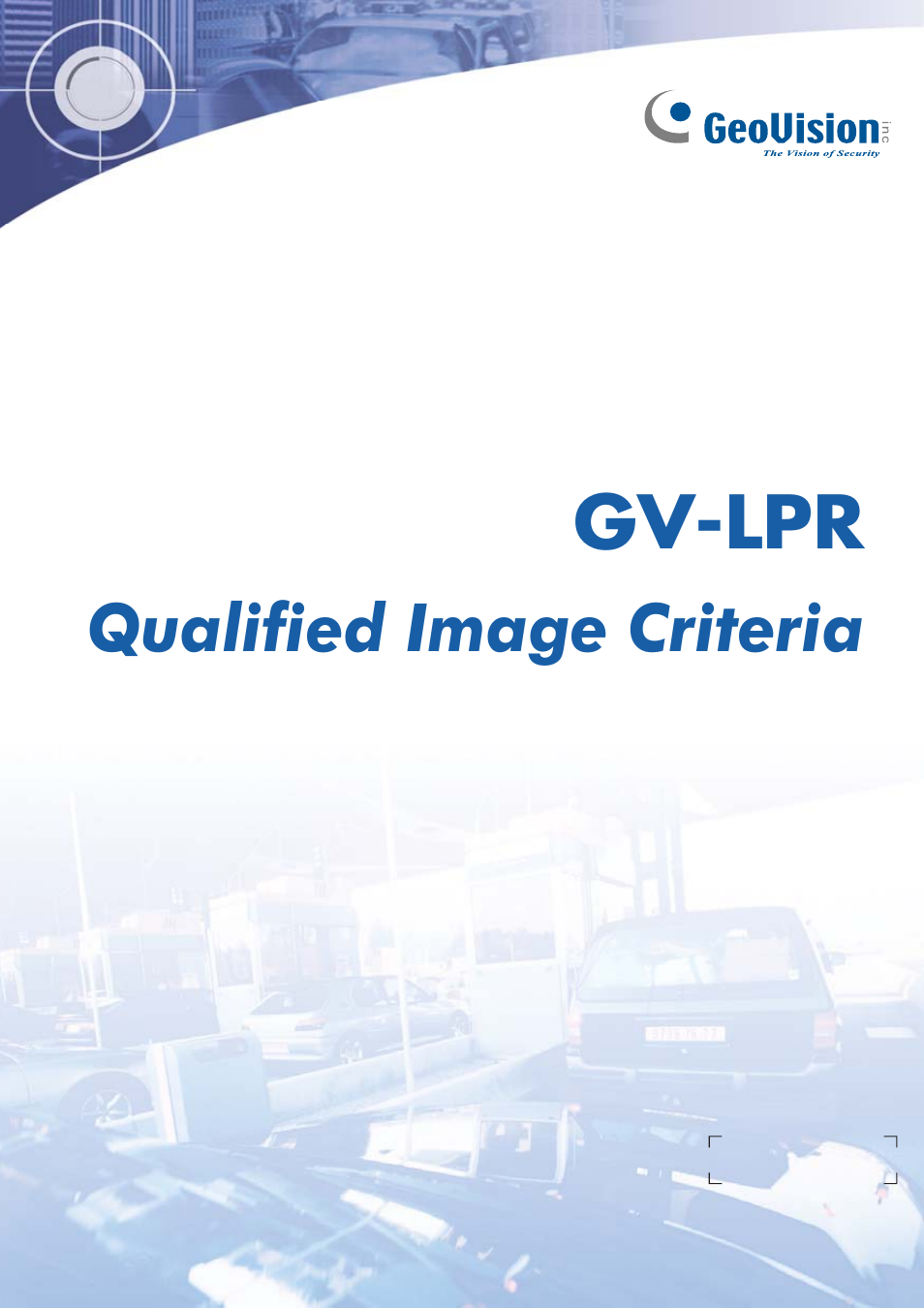 GeoVision LPR User Manual | 12 pages