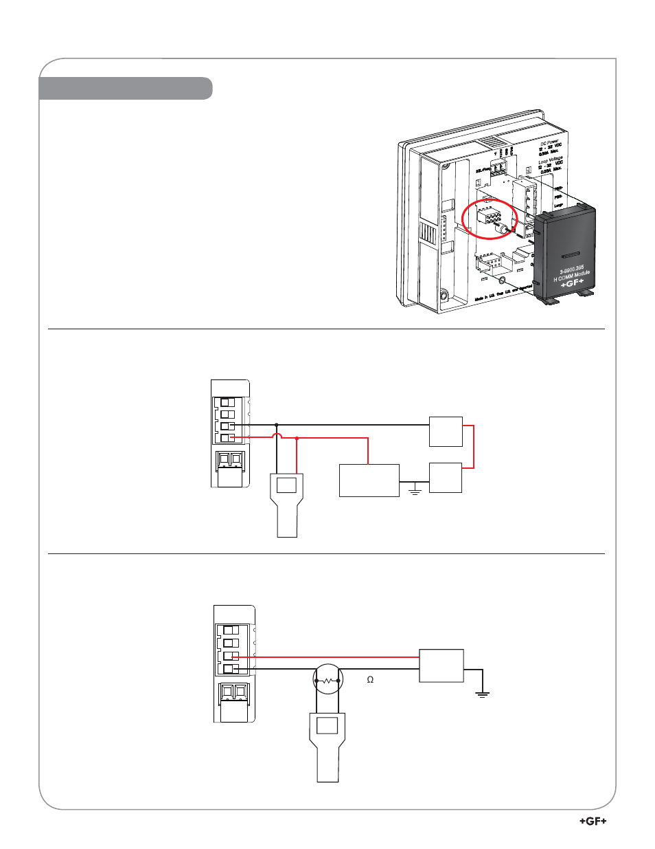 Installation | GF Signet 9900 H COMM Module User Manual | Page 2 / 8