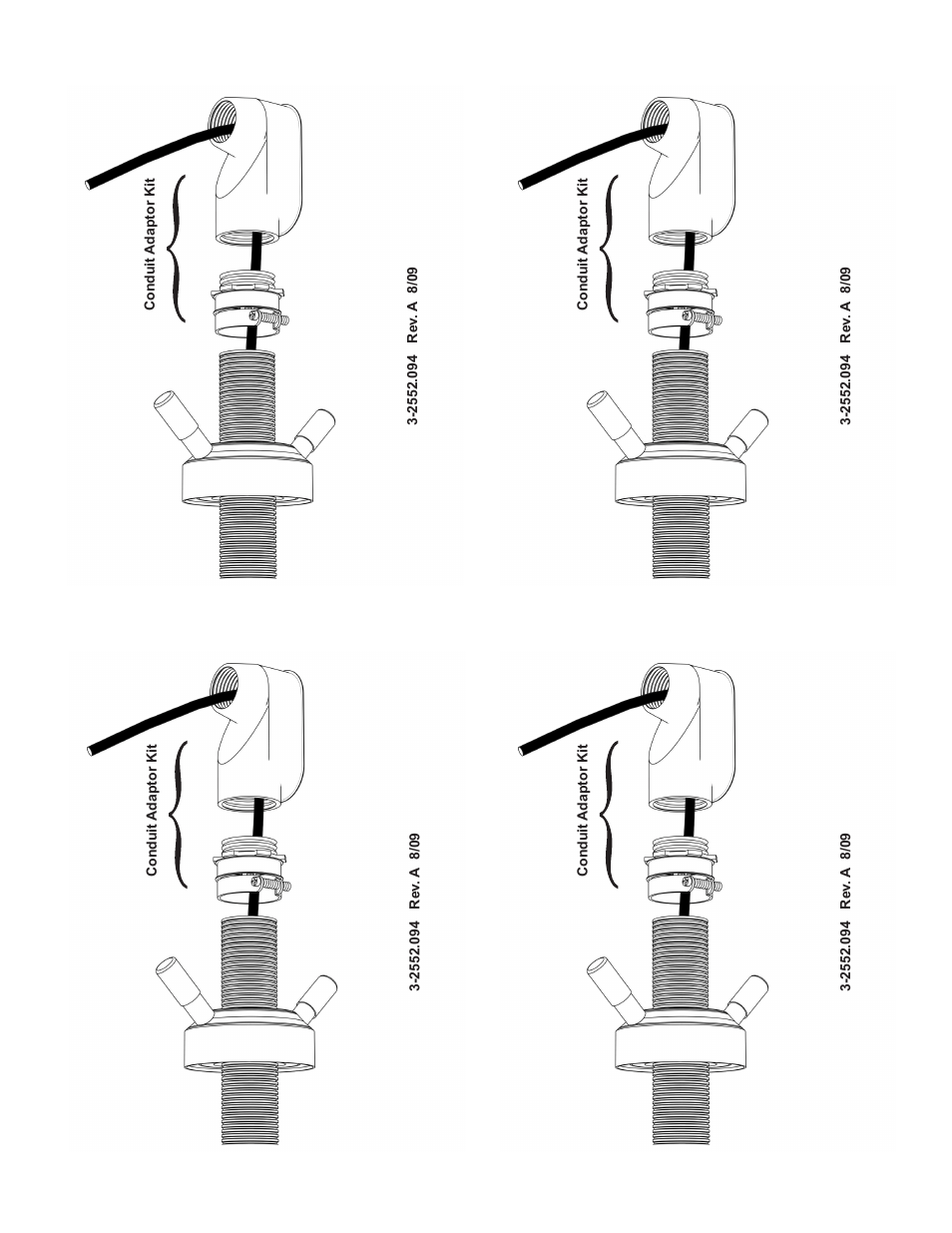 GF Signet 2552 Adapter Installation User Manual | 1 page