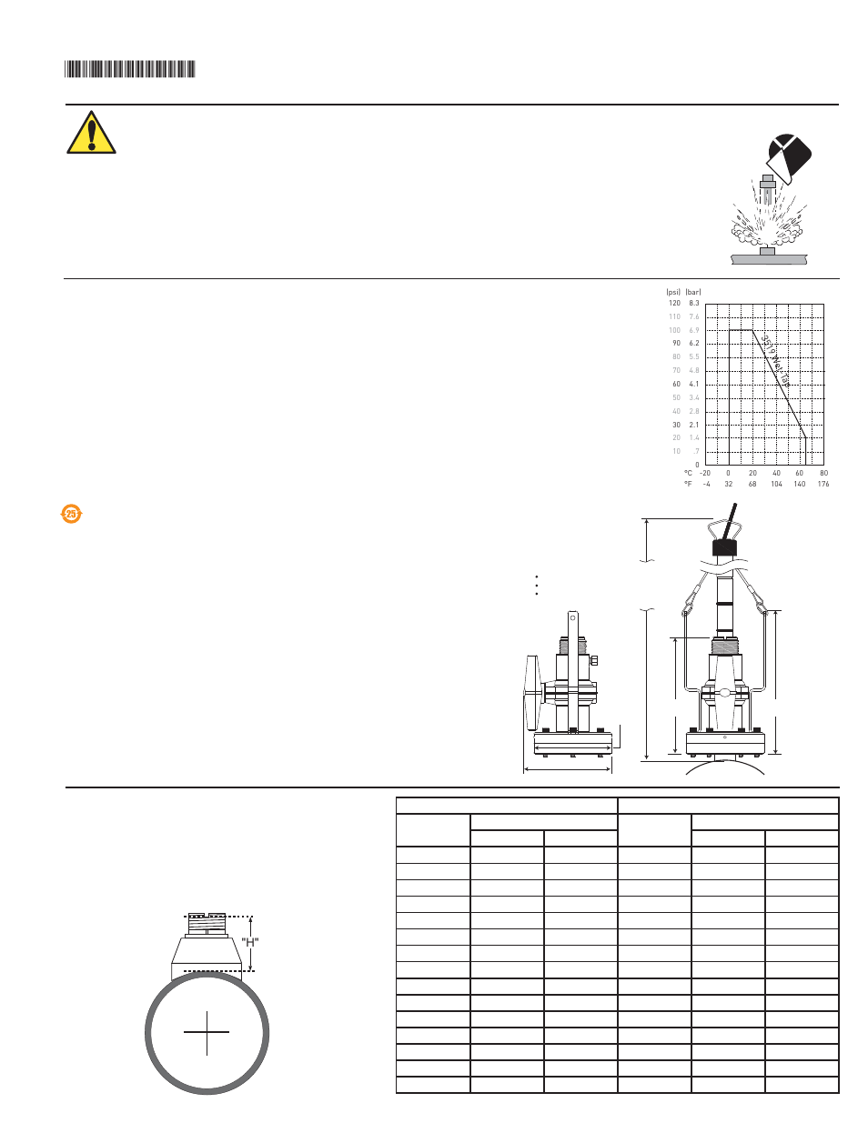 GF Signet 3519 Flow Wet-Tap Valve User Manual | 4 pages