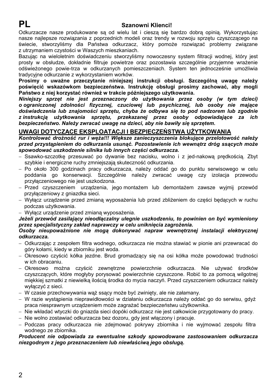 ZELMER 819 User Manual | Page 2 / 84