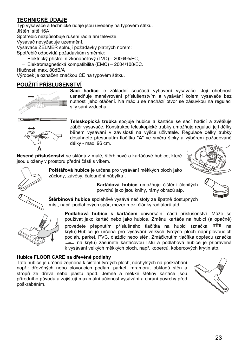 ZELMER 819 User Manual | Page 23 / 84