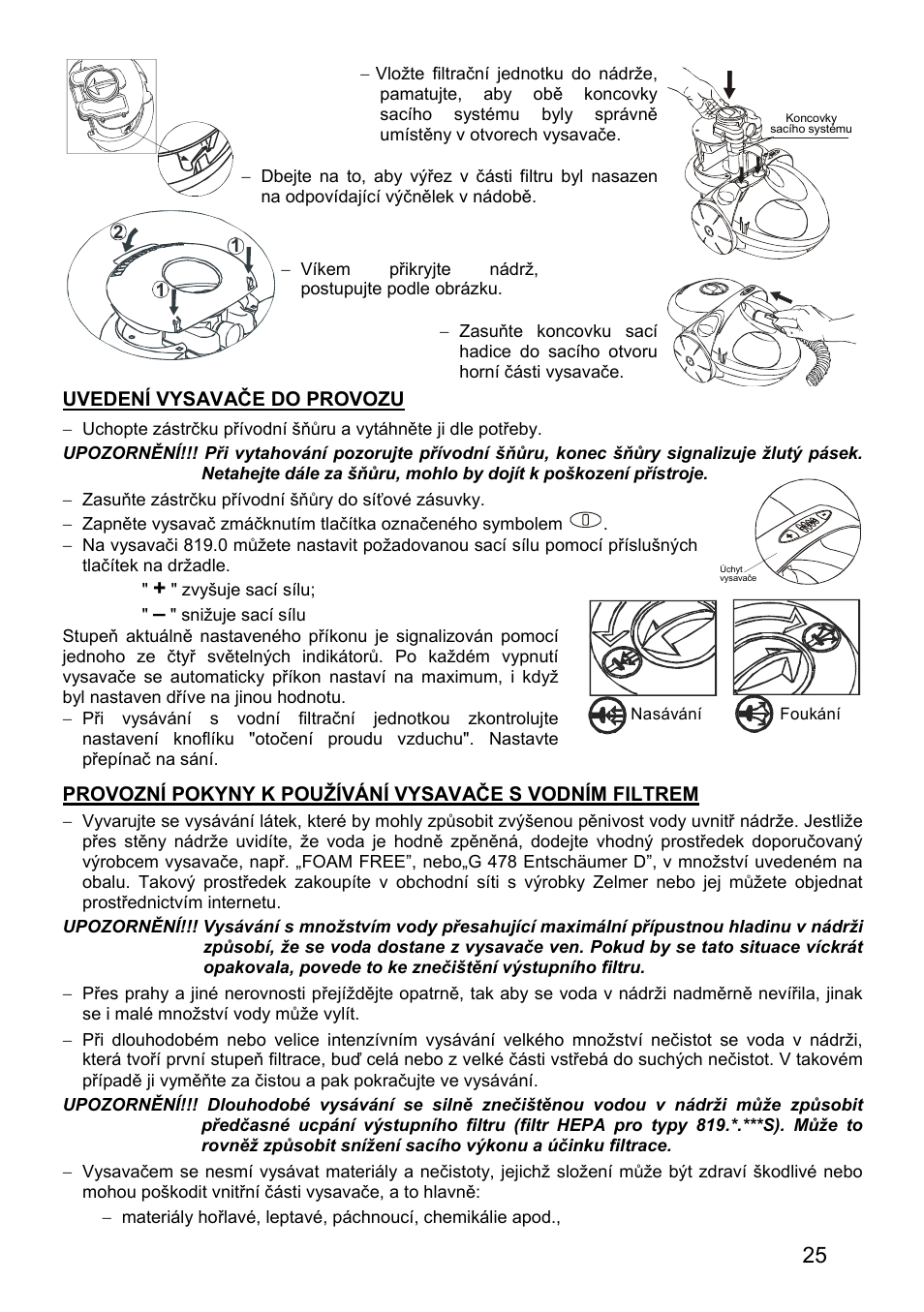 ZELMER 819 User Manual | Page 25 / 84