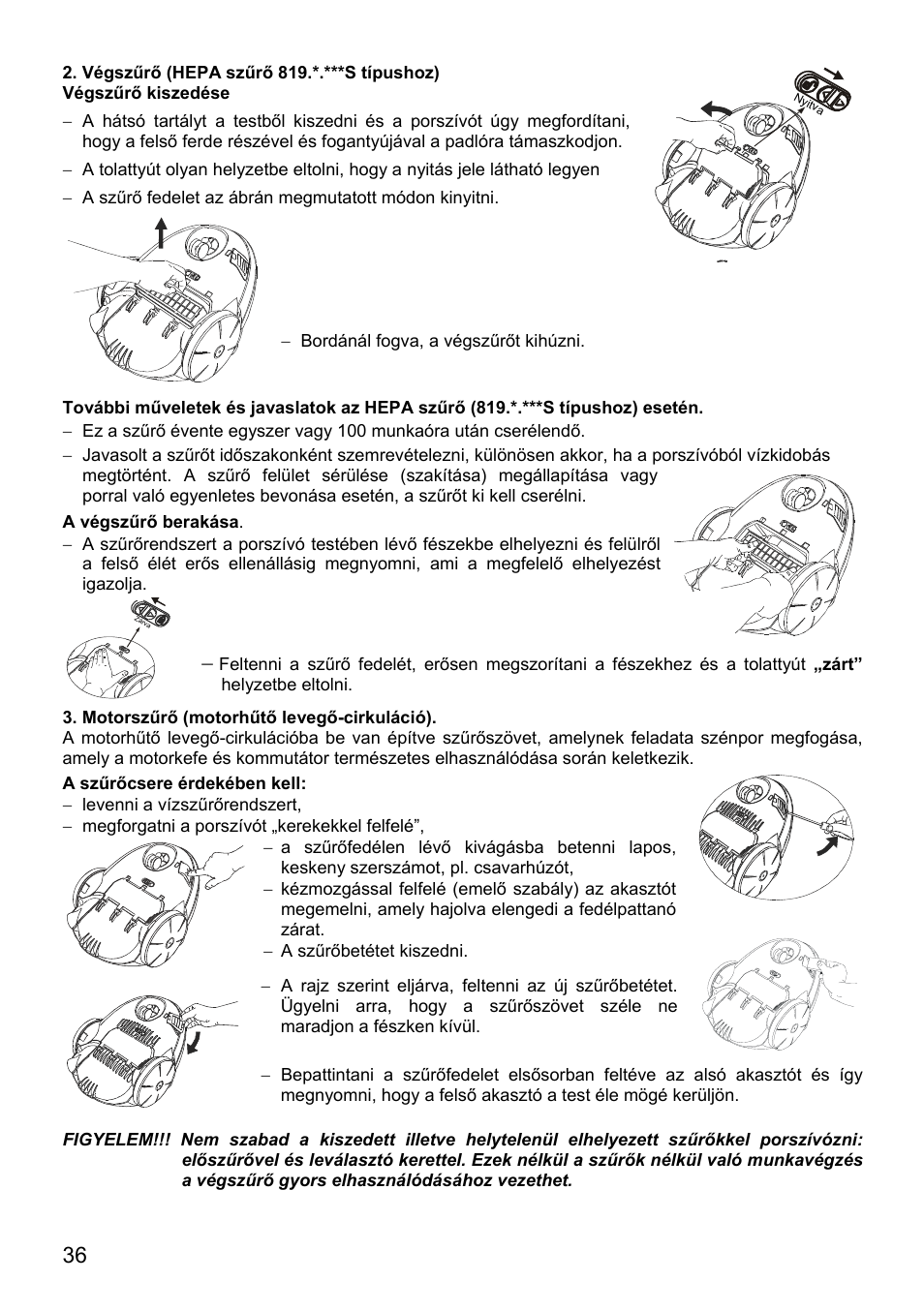 ZELMER 819 User Manual | Page 36 / 84
