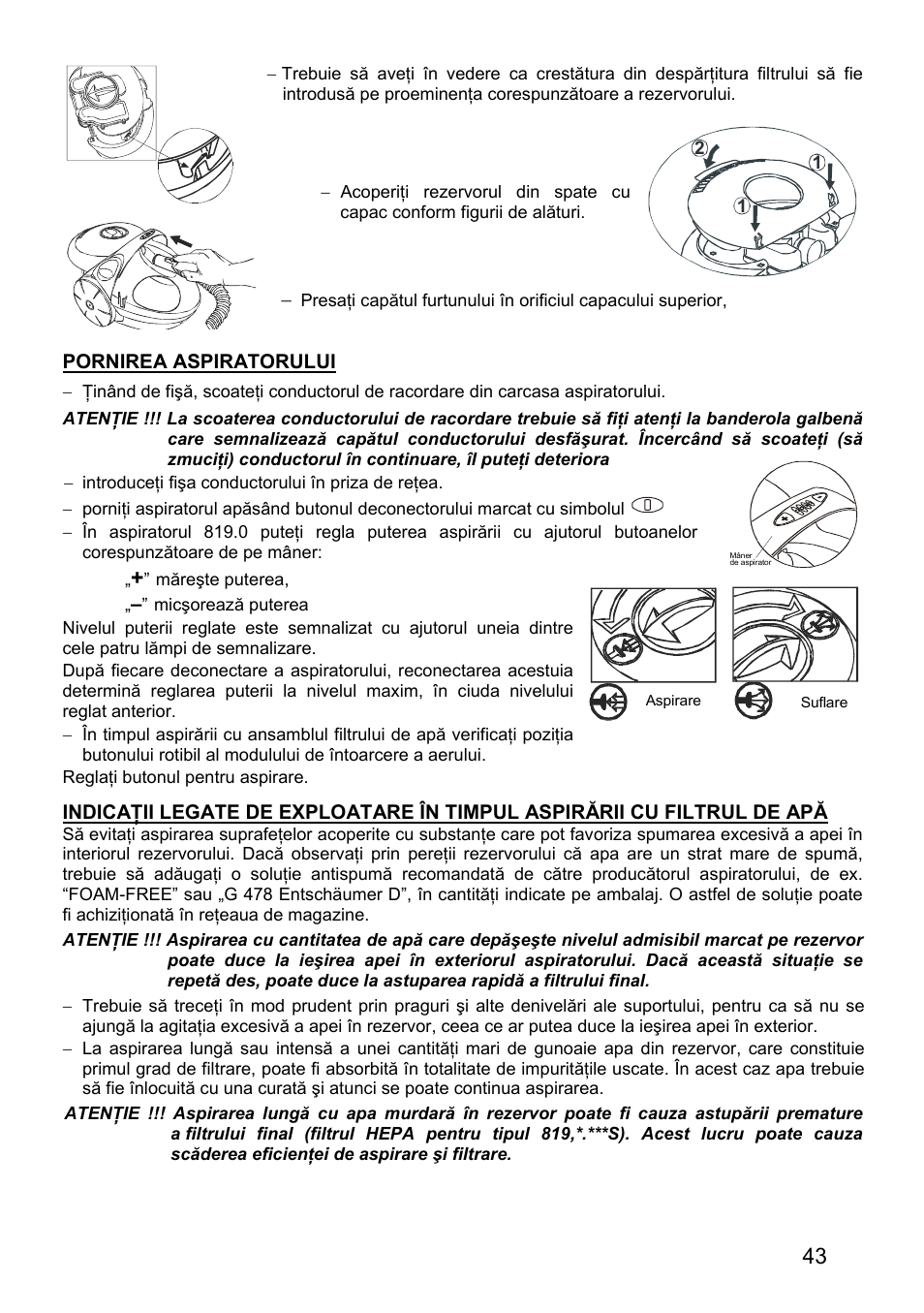 ZELMER 819 User Manual | Page 43 / 84