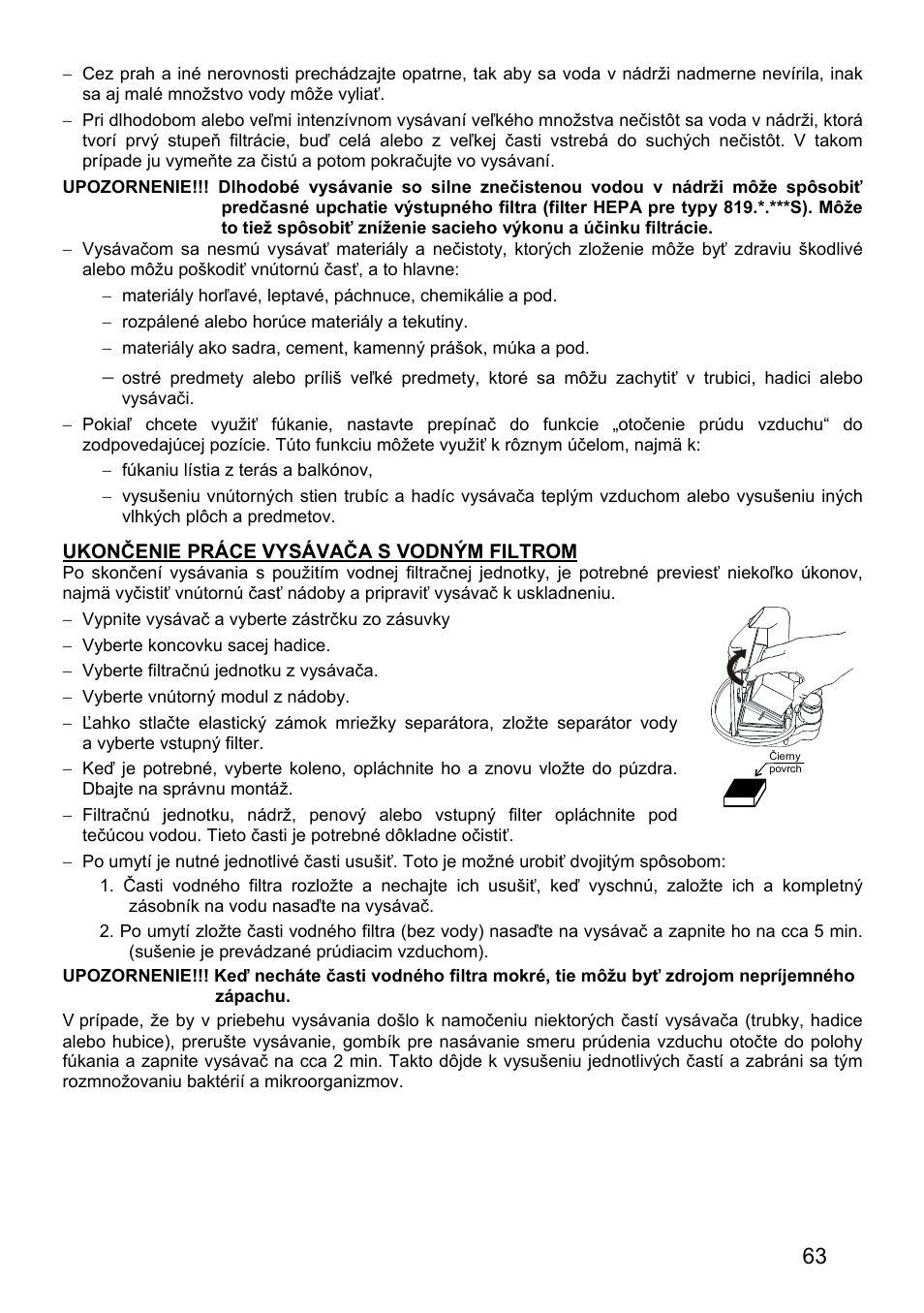 ZELMER 819 User Manual | Page 63 / 84