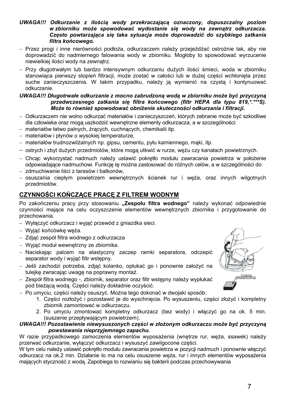 ZELMER 819 User Manual | Page 7 / 84