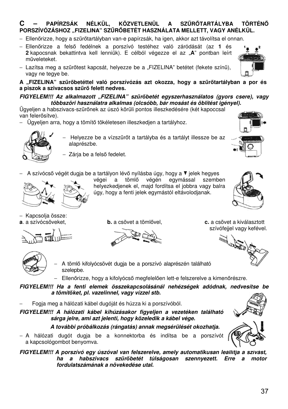 37 c | ZELMER 619 User Manual | Page 37 / 92