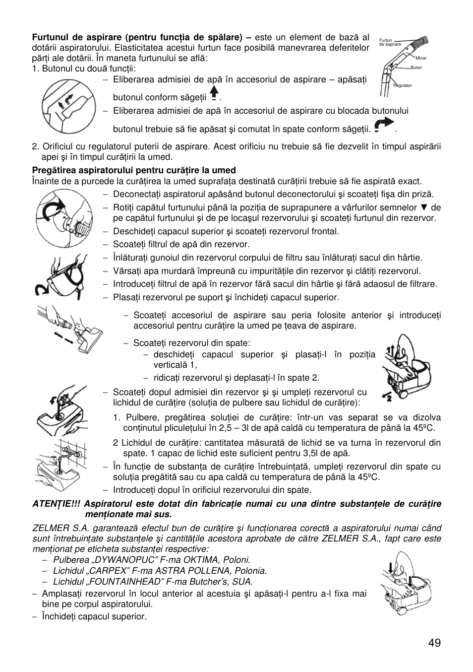 ZELMER 619 User Manual | Page 49 / 92