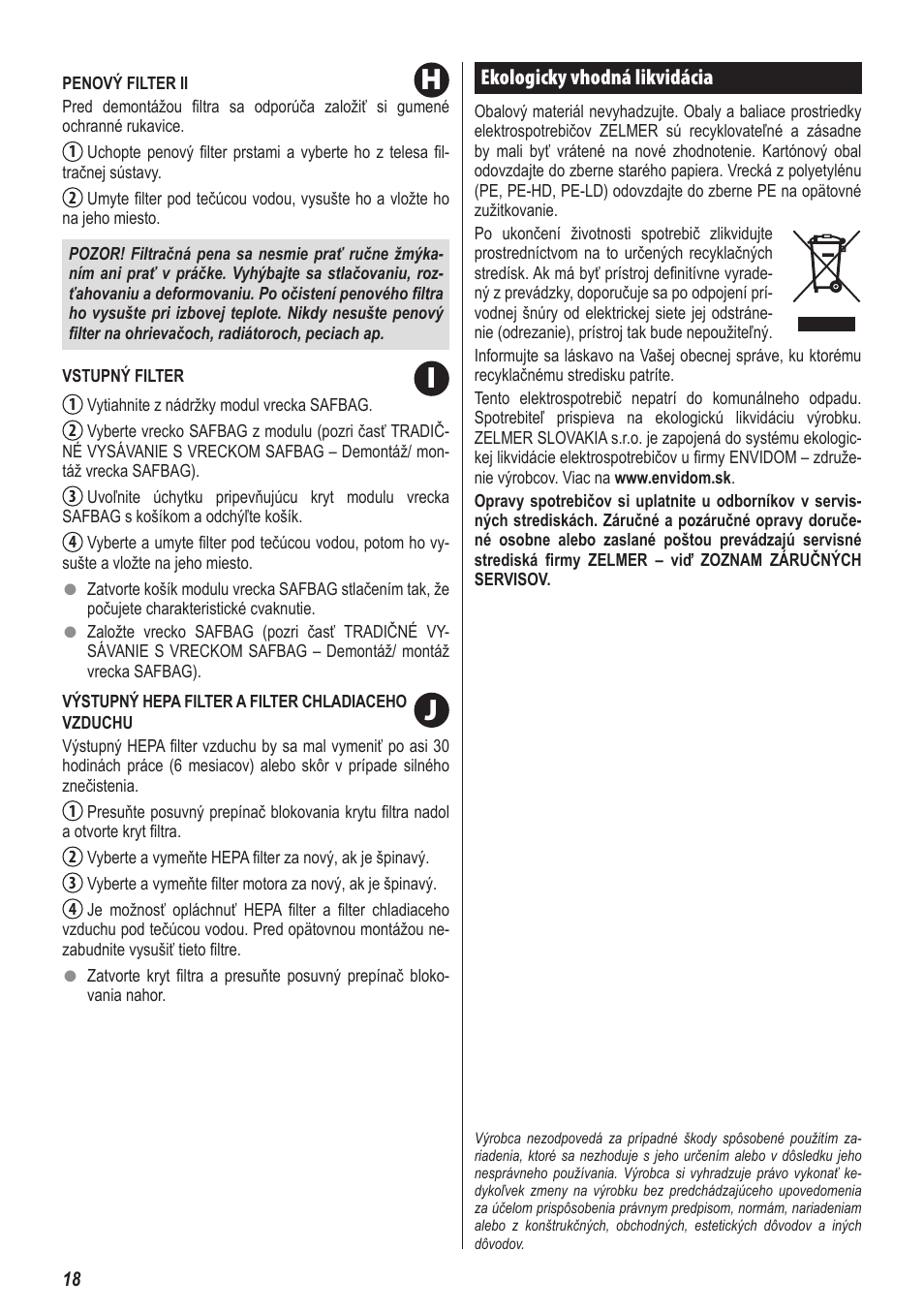 Hi j | ZELMER 919 User Manual | Page 14 / 64