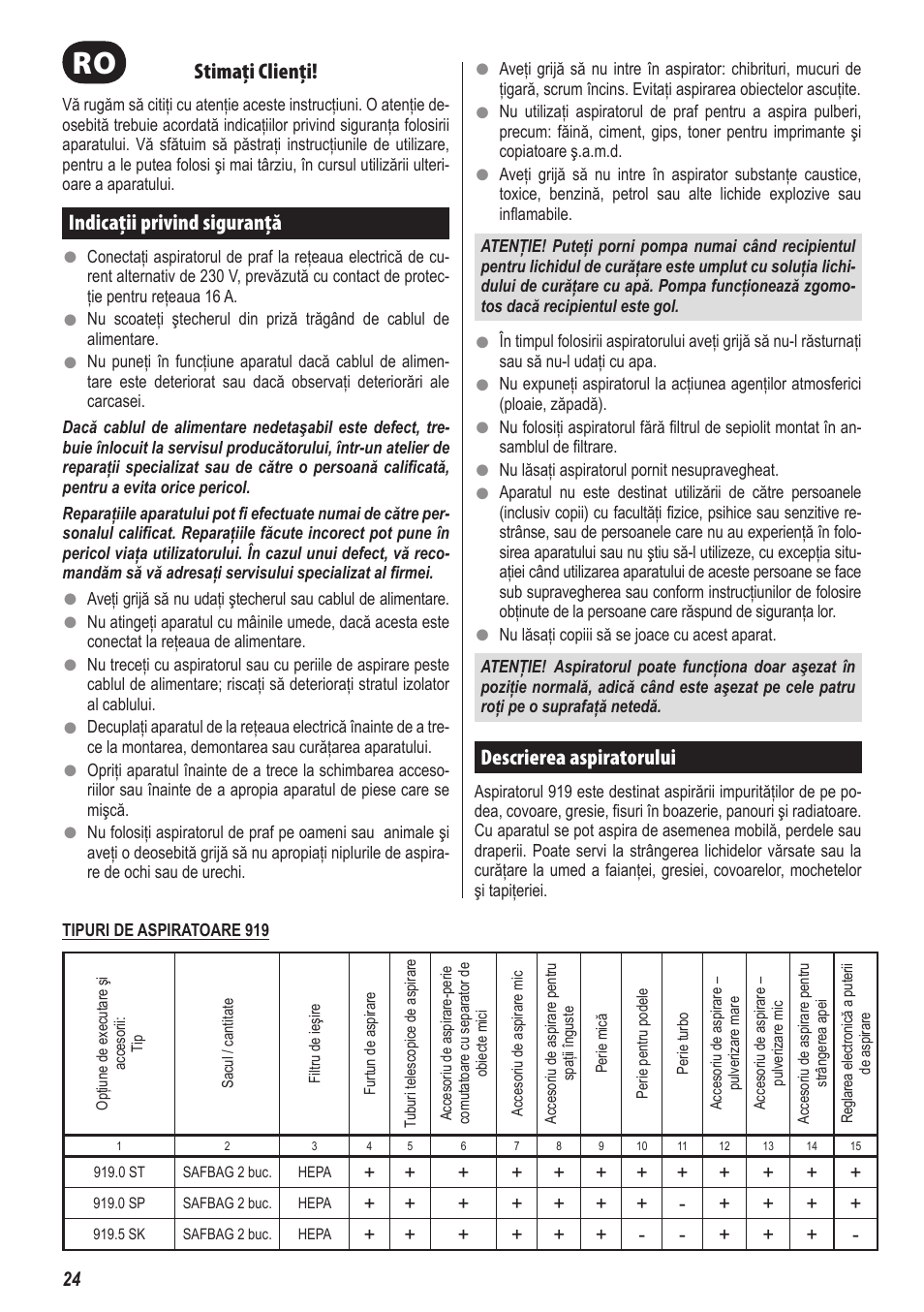 ZELMER 919 User Manual | Page 20 / 64
