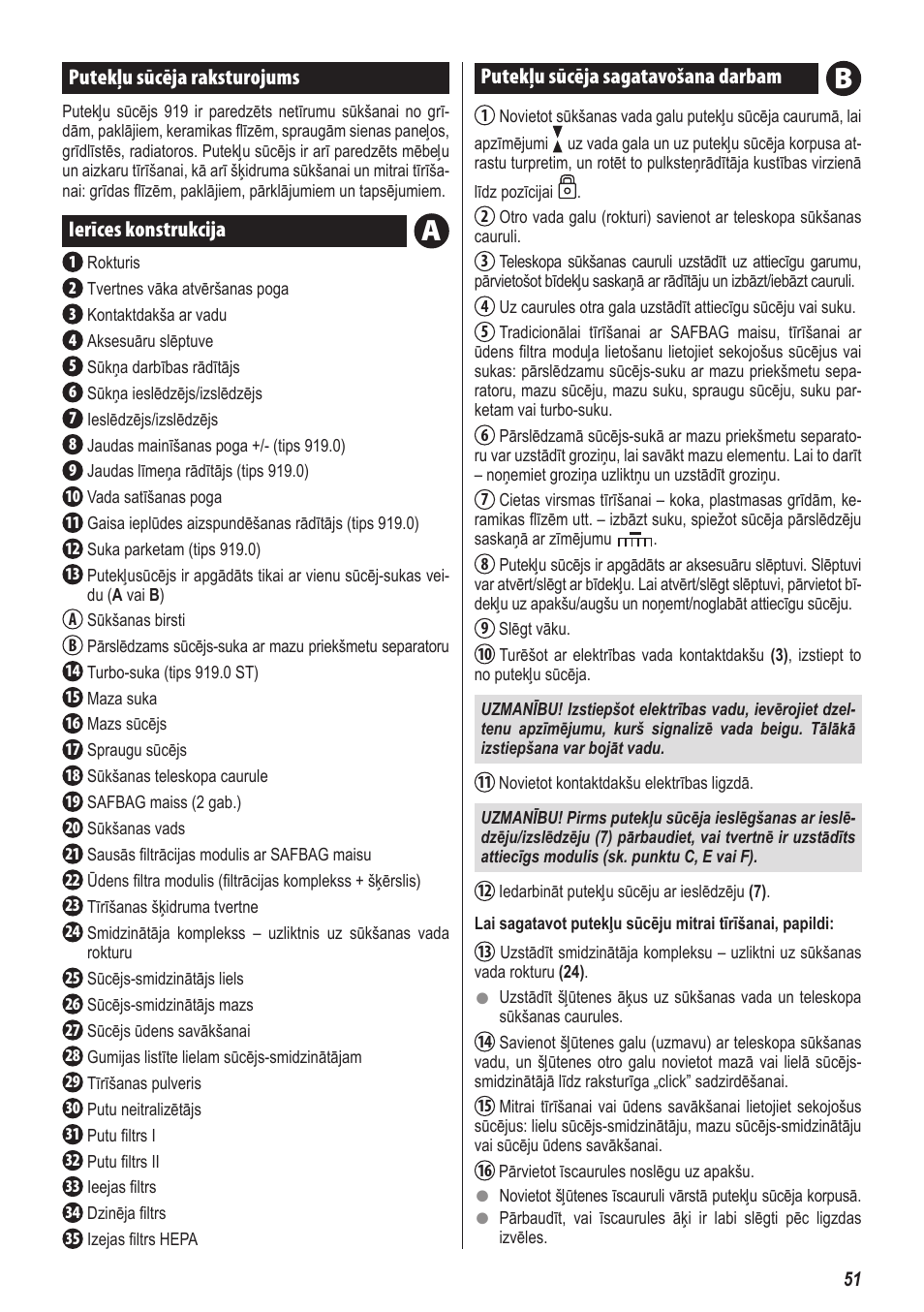 ZELMER 919 User Manual | Page 47 / 64