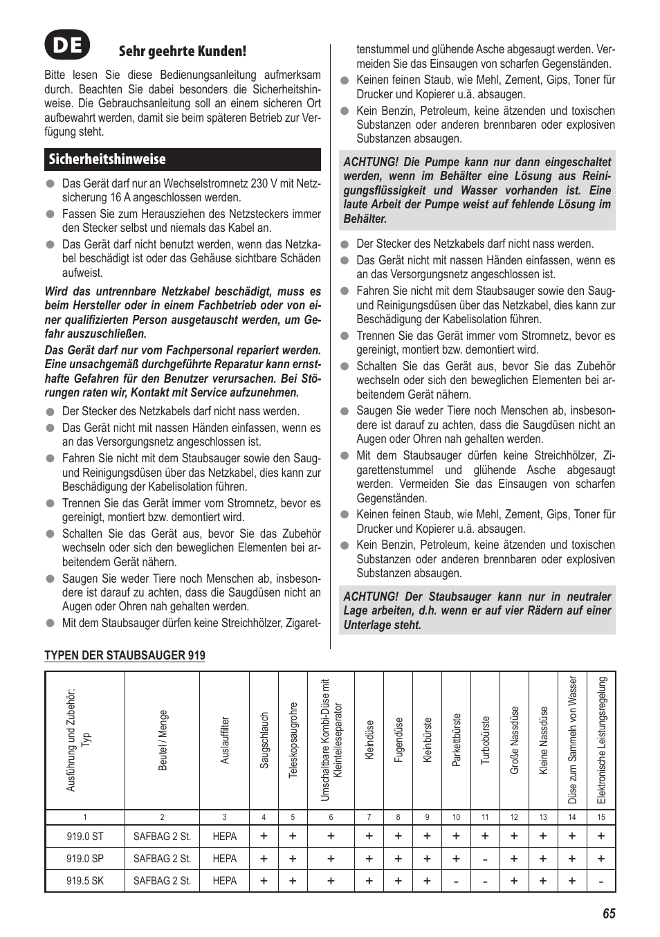 ZELMER 919 User Manual | Page 61 / 64