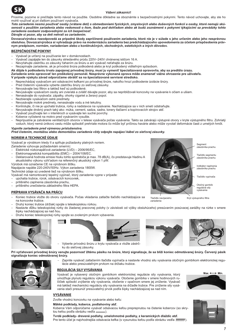 ZELMER 01Z10 User Manual | Page 7 / 28