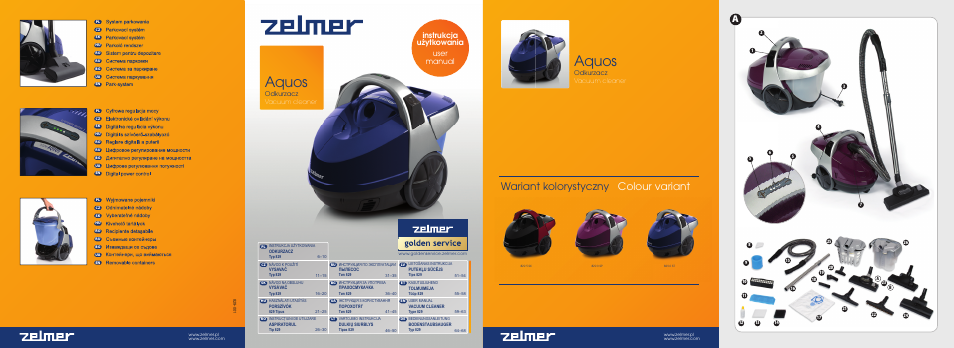 ZELMER 829 User Manual | 67 pages
