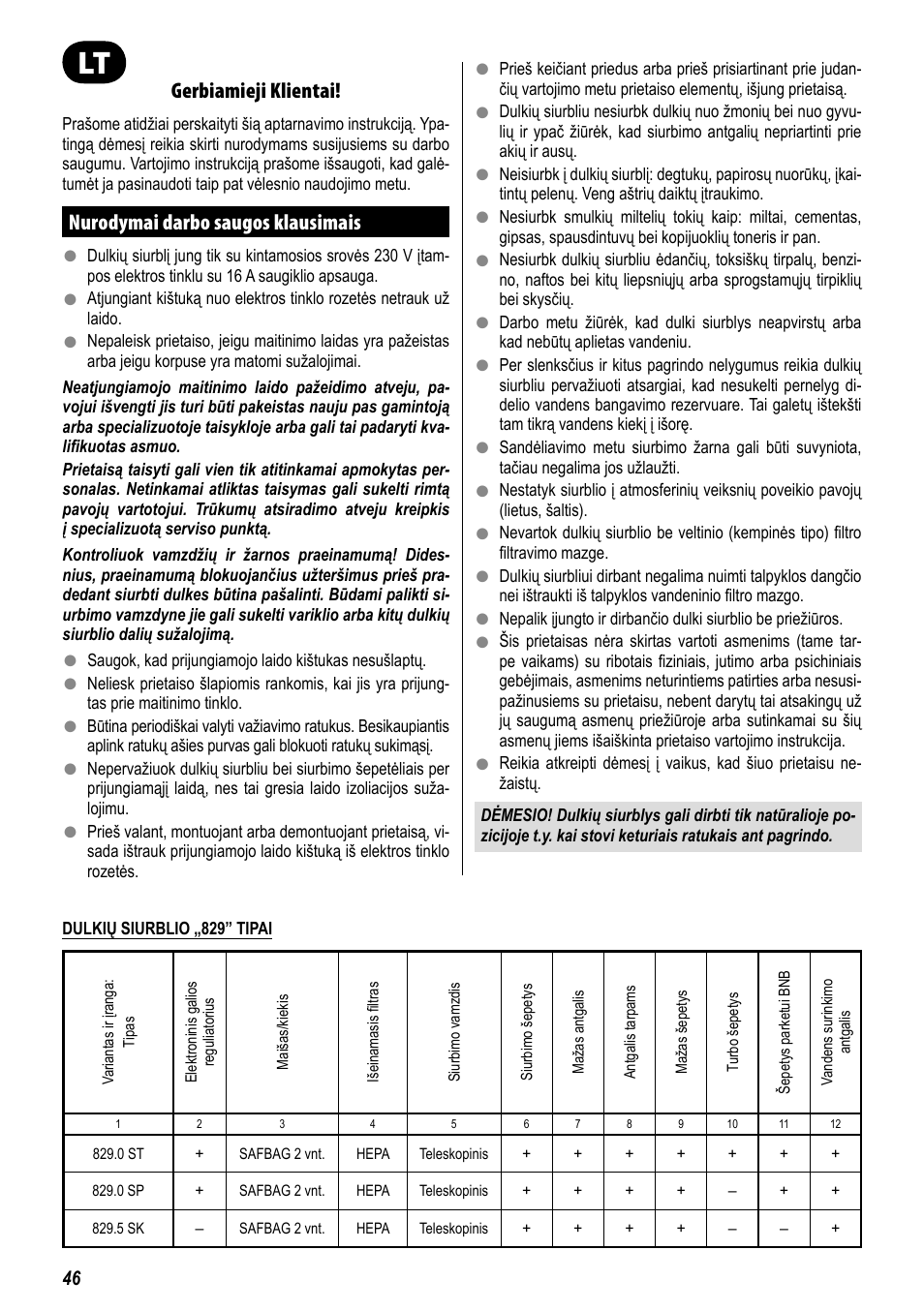 ZELMER 829 User Manual | Page 43 / 67