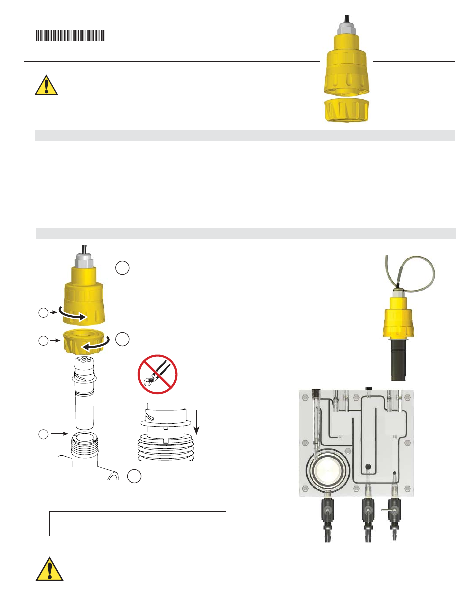 GF Signet 2650 Amperometric Electronics User Manual | 2 pages