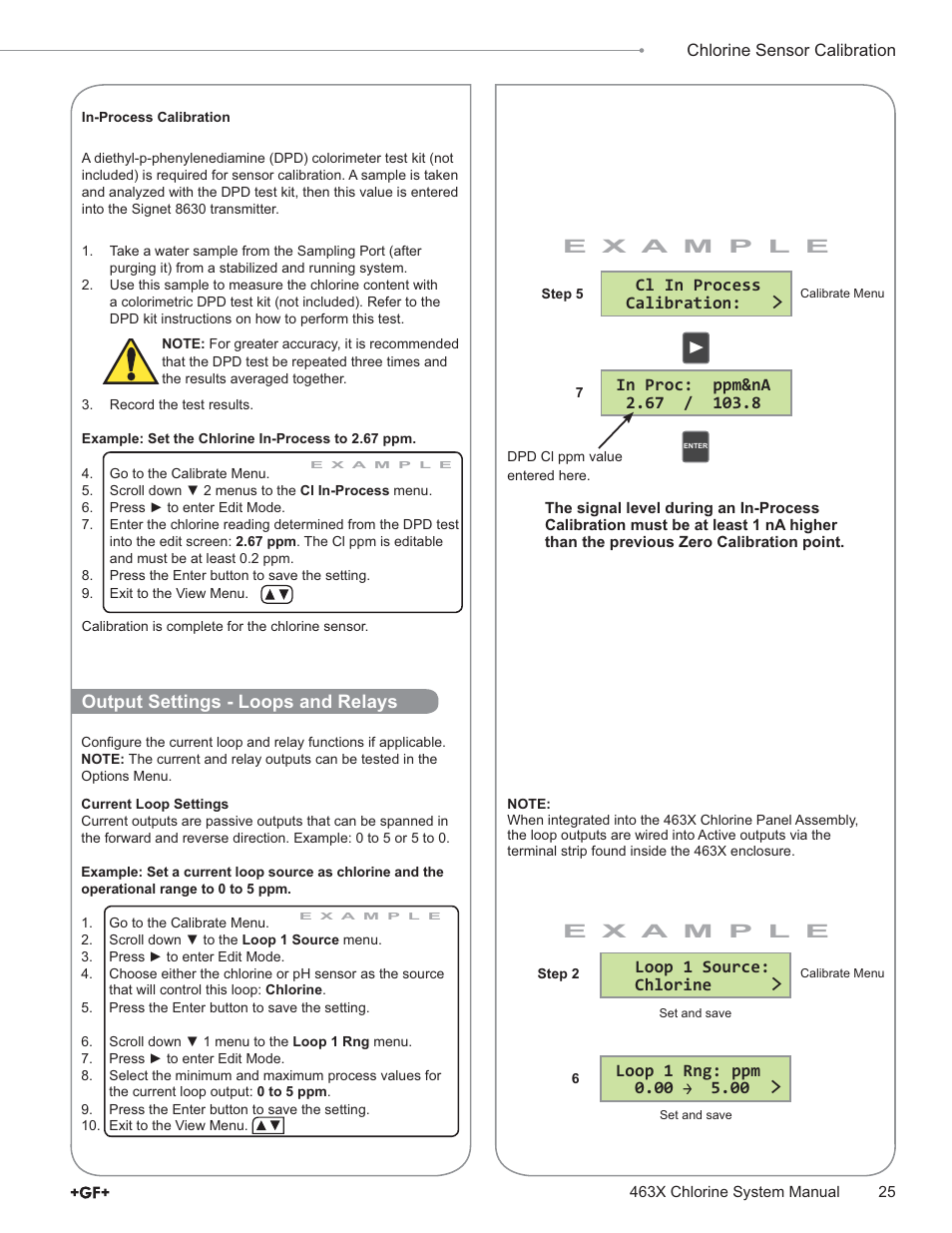 GF Signet 4632 Chlorine Dioxide Analyzer System User Manual | Page 25 / 48