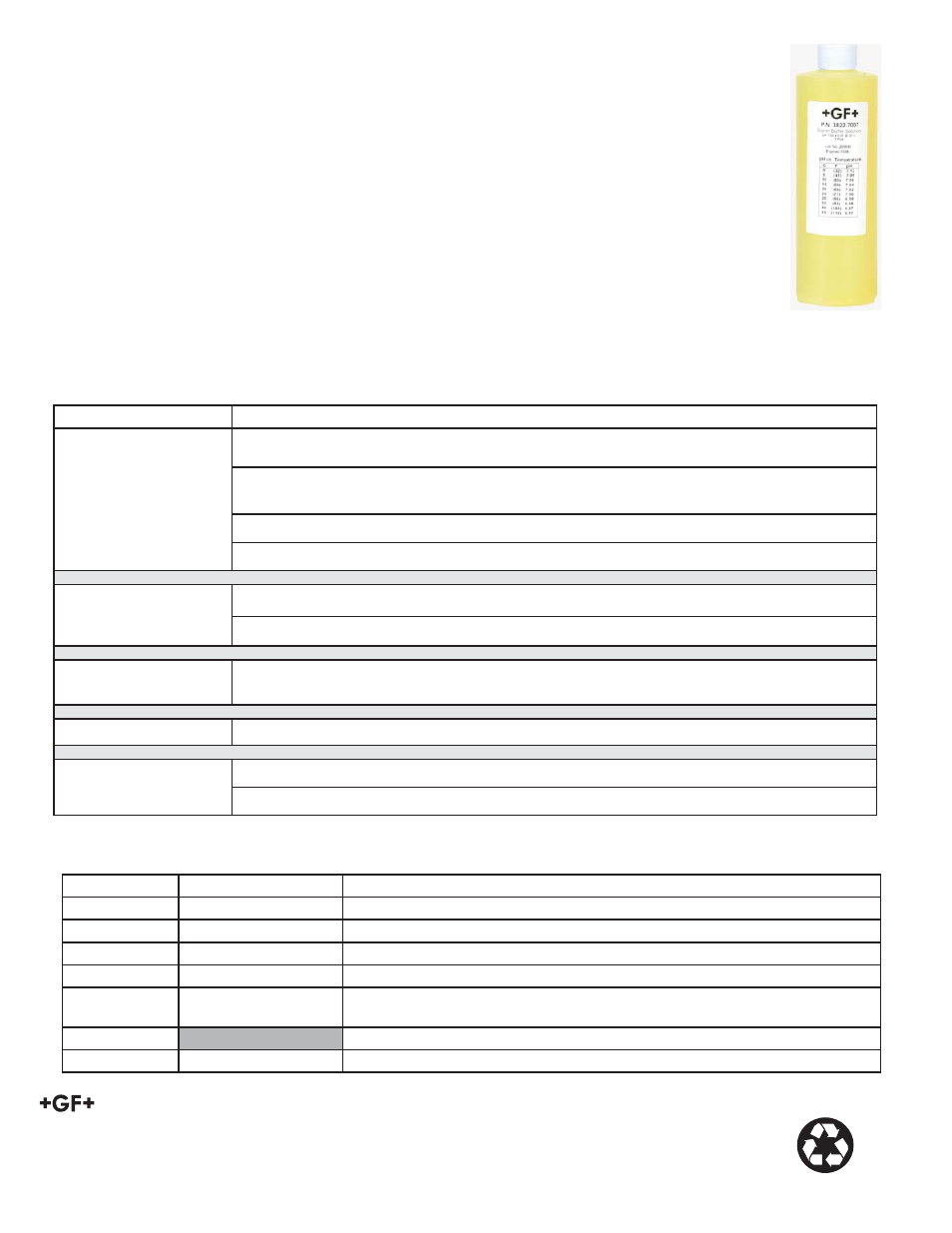 GF Signet pH-ORP Buffer Calibration Kit User Manual | Page 2 / 2