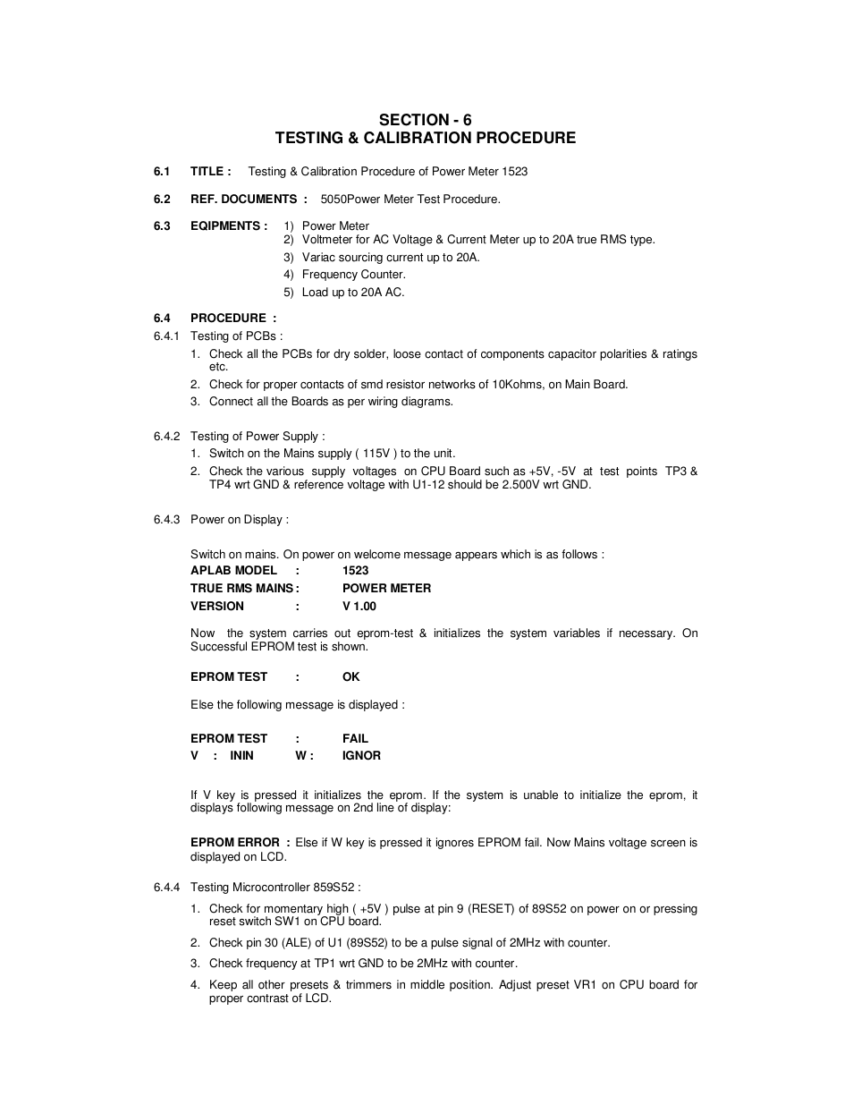 Global Specialties 1523 - Manual User Manual | Page 10 / 16