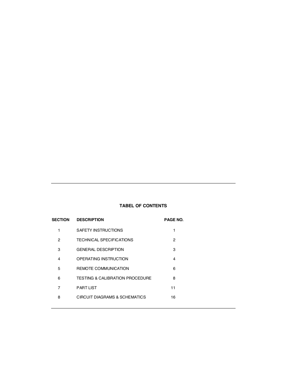 Instruction manual, 6kw autoscan true rms power meter | Global Specialties 1523 - Manual User Manual | Page 2 / 16