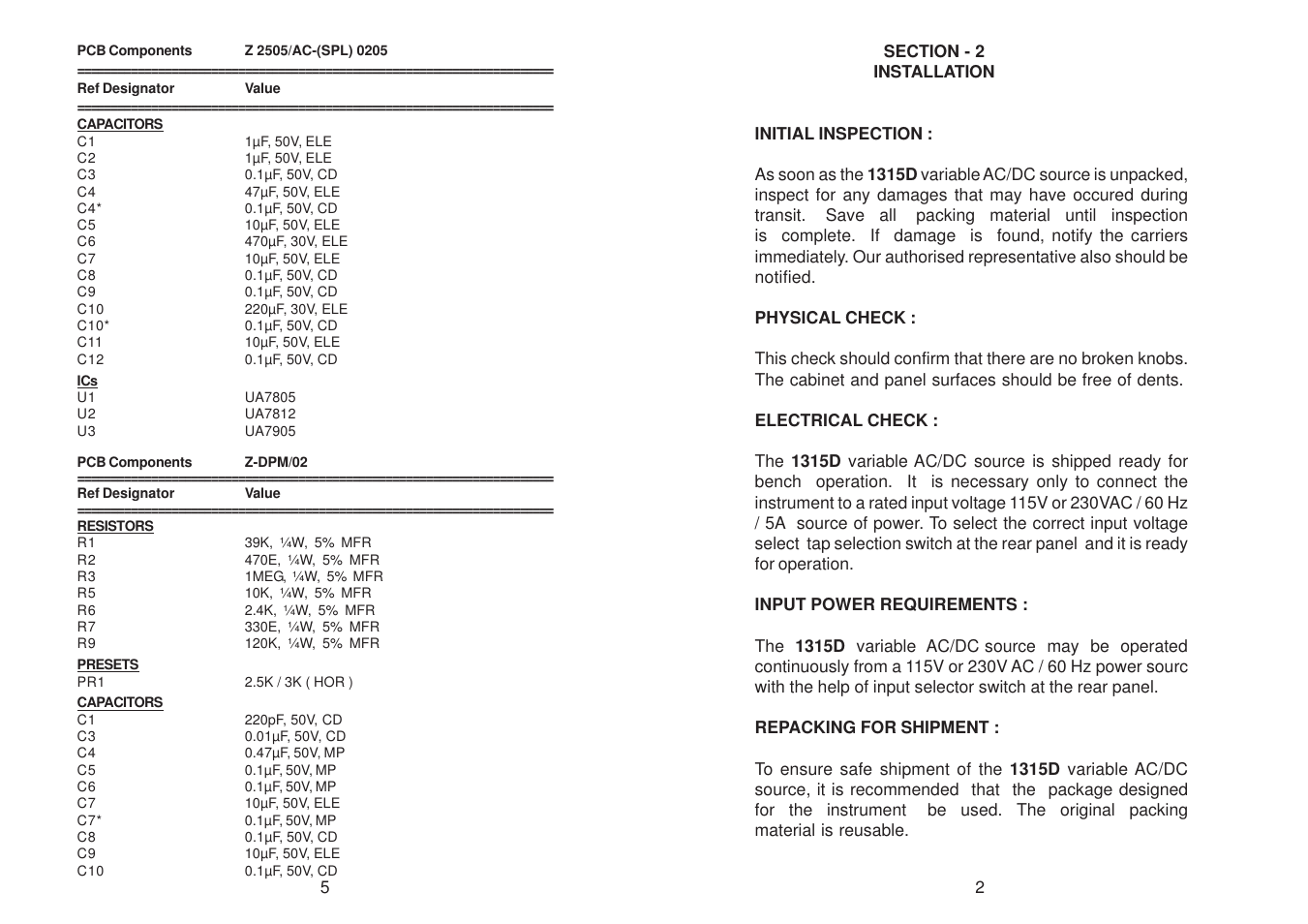 Global Specialties 1315D - Manual User Manual | Page 4 / 5