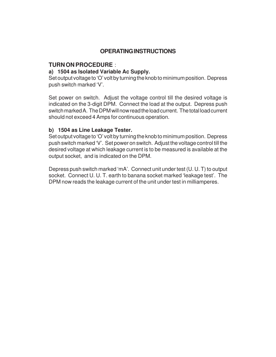 Global Specialties 1504 User Manual | Page 7 / 20