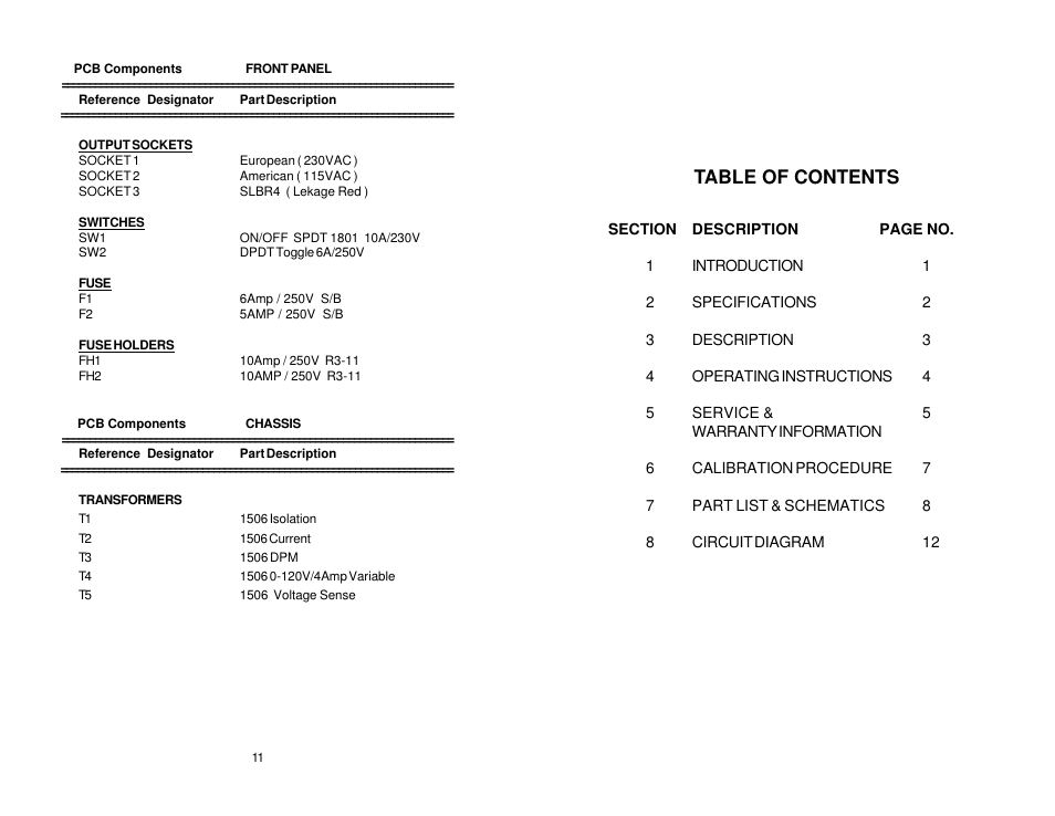 Global Specialties 1505 User Manual | Page 3 / 8