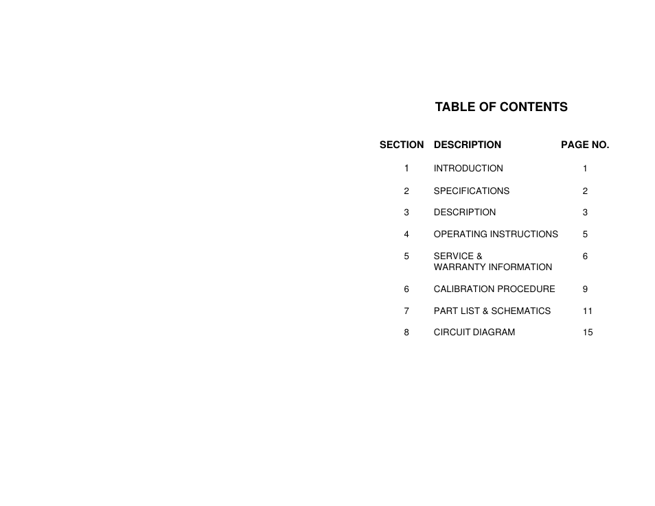 Global Specialties 1506 User Manual | Page 2 / 13