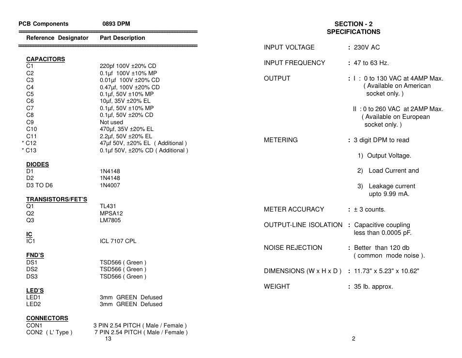 Global Specialties 1506 User Manual | Page 4 / 13