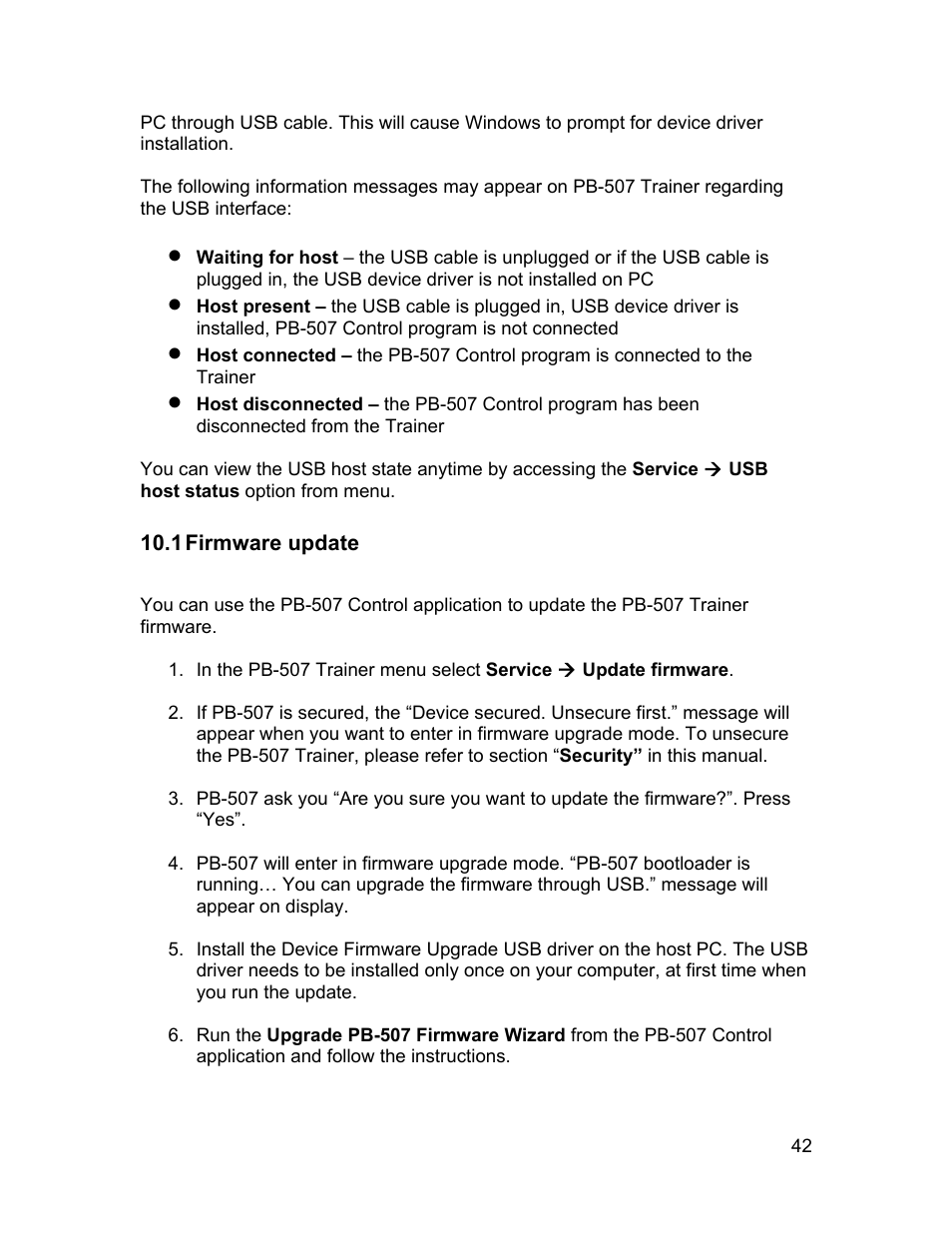 Global Specialties PB-507 - Manual User Manual | Page 42 / 44