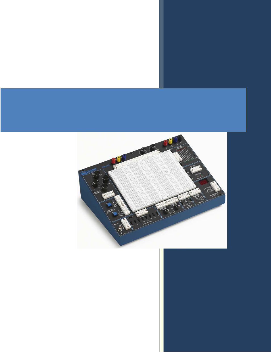 Global Specialties PB-505 - Manual User Manual | 16 pages