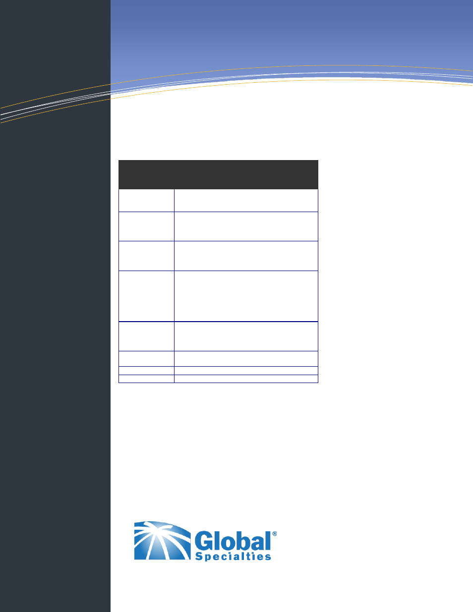 Trainer series, Specifications, Logic design trainer | Electronic trainers, Pb-501 | Global Specialties PB-501 - Data Sheet User Manual | Page 2 / 2