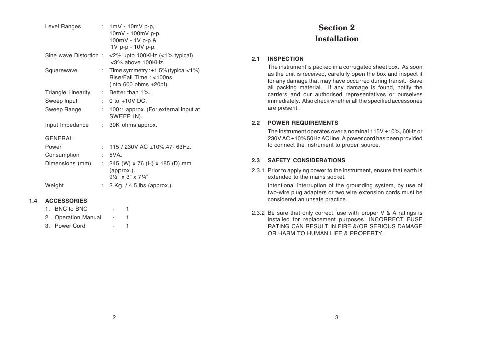 Global Specialties 2001A User Manual | Page 4 / 11