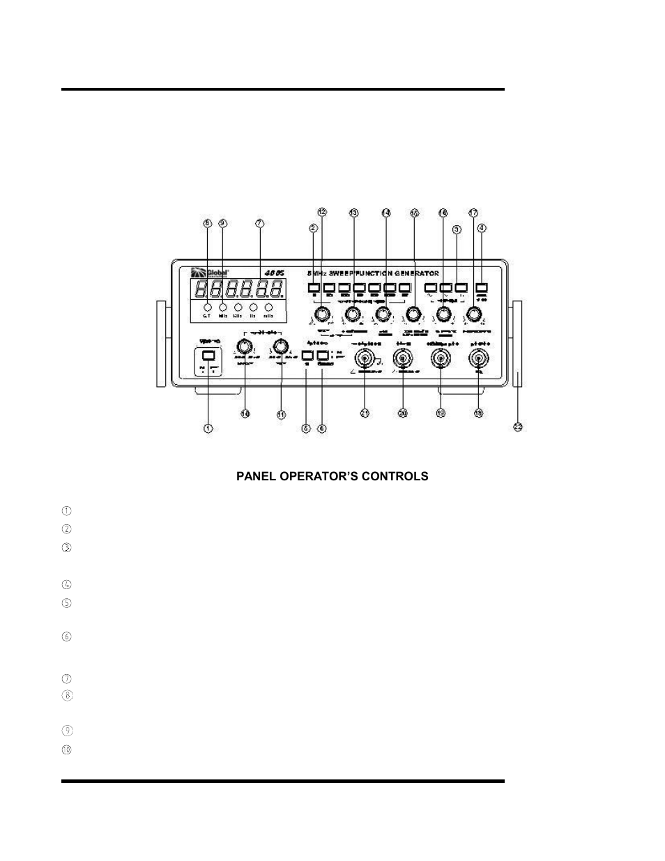 Global Specialties 4005 - Manual User Manual | Page 10 / 27