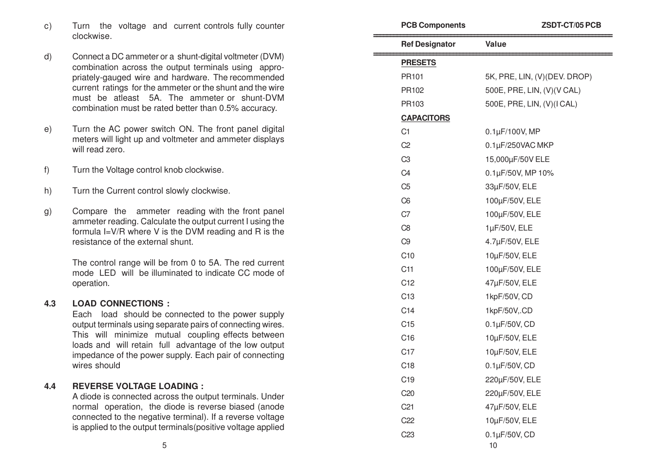 Global Specialties 1305 - Manual User Manual | Page 7 / 9