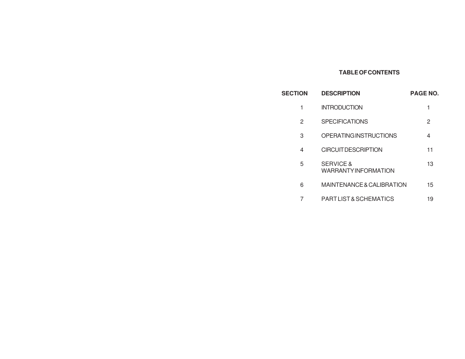 Global Specialties 1310 User Manual | Page 3 / 18